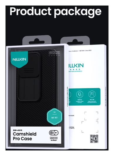 Nillkin CamShield Xiaomi 15T Hoesje Camera Slider Back Cover Zwart afbeelding 18