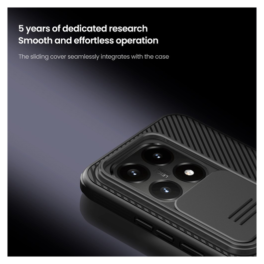 Nillkin CamShield Xiaomi 15T Hoesje Camera Slider Back Cover Zwart afbeelding 6