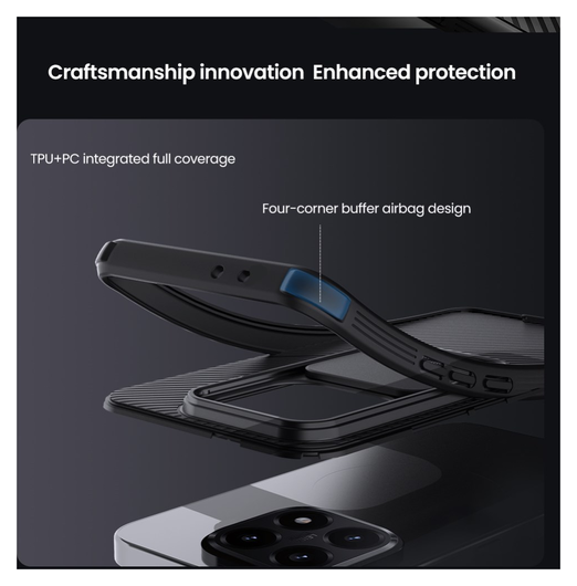 Nillkin CamShield Xiaomi 15T Hoesje Camera Slider Back Cover Zwart afbeelding 7