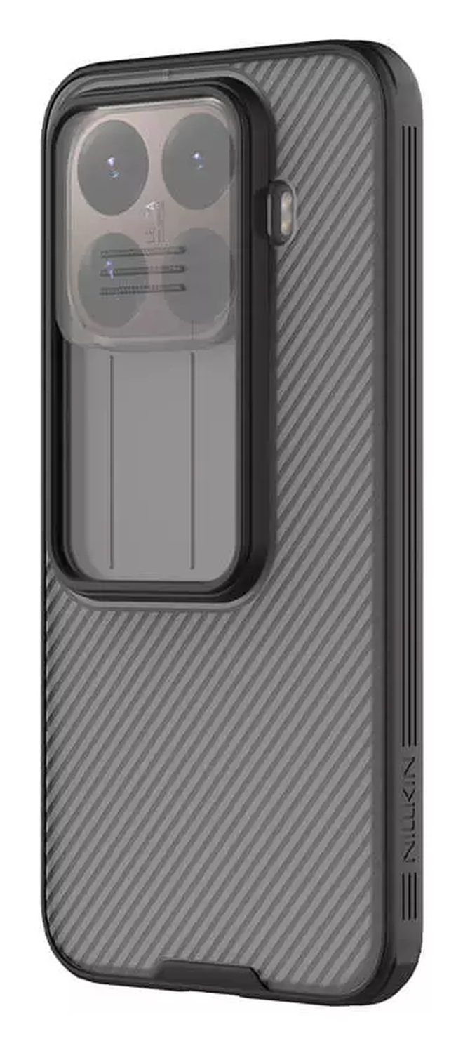 Nillkin CamShield Xiaomi 15T Hoesje Camera Slider Back Cover Transparant Zwart afbeelding 2