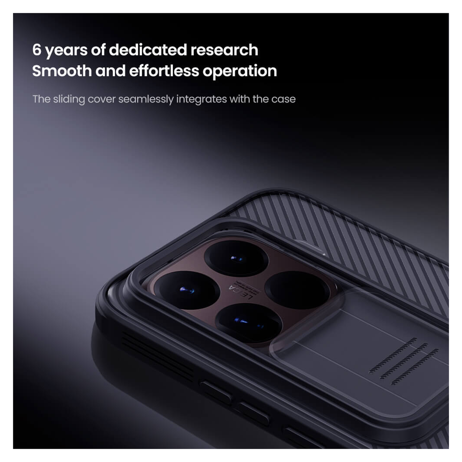 Nillkin CamShield Xiaomi 15T Hoesje Camera Slider Back Cover Transparant Zwart afbeelding 6