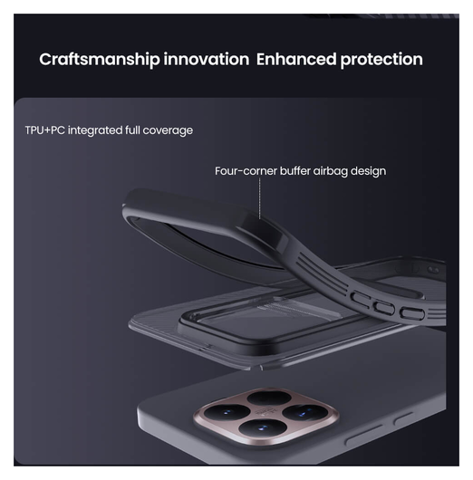 Nillkin CamShield Xiaomi 15T Hoesje Camera Slider Back Cover Transparant Zwart afbeelding 7