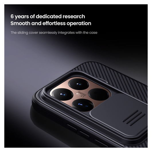 Nillkin CamShield Xiaomi 15T Pro Hoesje Camera Slider Zwart afbeelding 5