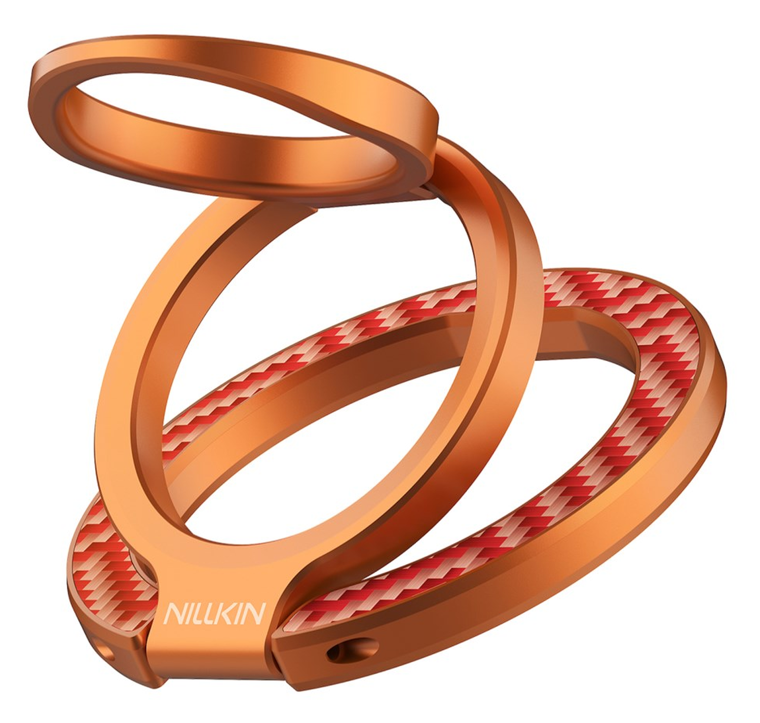 Nillkin FiberSnap MagSafe Ring Houder Standaard Aramidevezel Oranje afbeelding 1