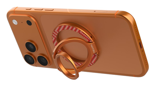 Nillkin FiberSnap MagSafe Ring Houder Standaard Aramidevezel Oranje afbeelding 16