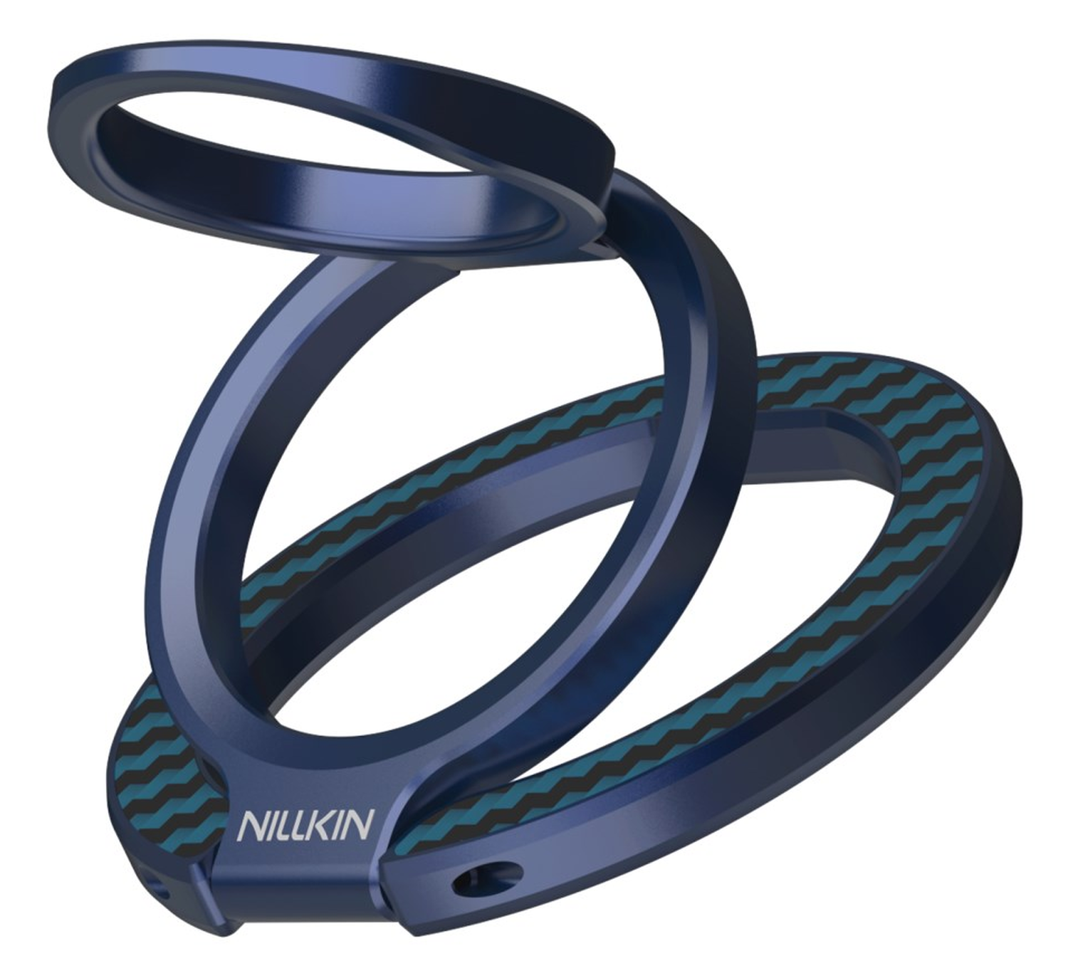 Nillkin FiberSnap MagSafe Ring Houder Standaard Aramidevezel Blauw afbeelding 1