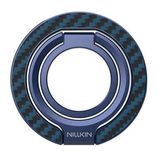 Nillkin FiberSnap MagSafe Ring Houder Standaard Aramidevezel Blauw afbeelding 14