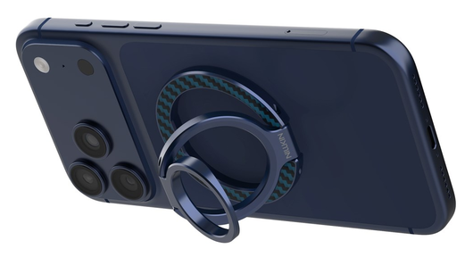 Nillkin FiberSnap MagSafe Ring Houder Standaard Aramidevezel Blauw afbeelding 15