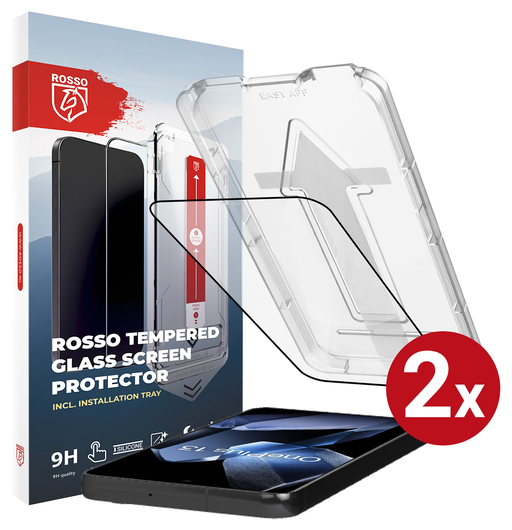 Rosso OnePlus 13 Tempered Glass Installatietray Dust Removal (2-Pack) afbeelding 1