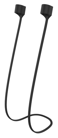 Magnetisch Oordopjes Koord - Siliconen Strap AirPods/AirPods Pro Zwart afbeelding 1