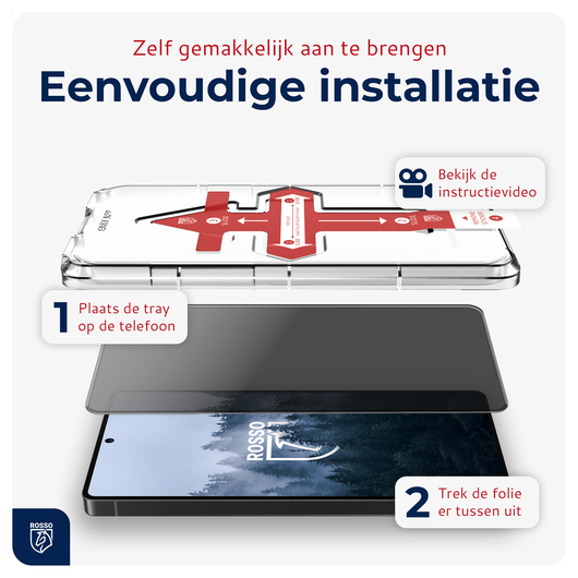 Rosso OnePlus 13 Privacy Glass Installatietray Dust Removal (2-Pack) afbeelding 2