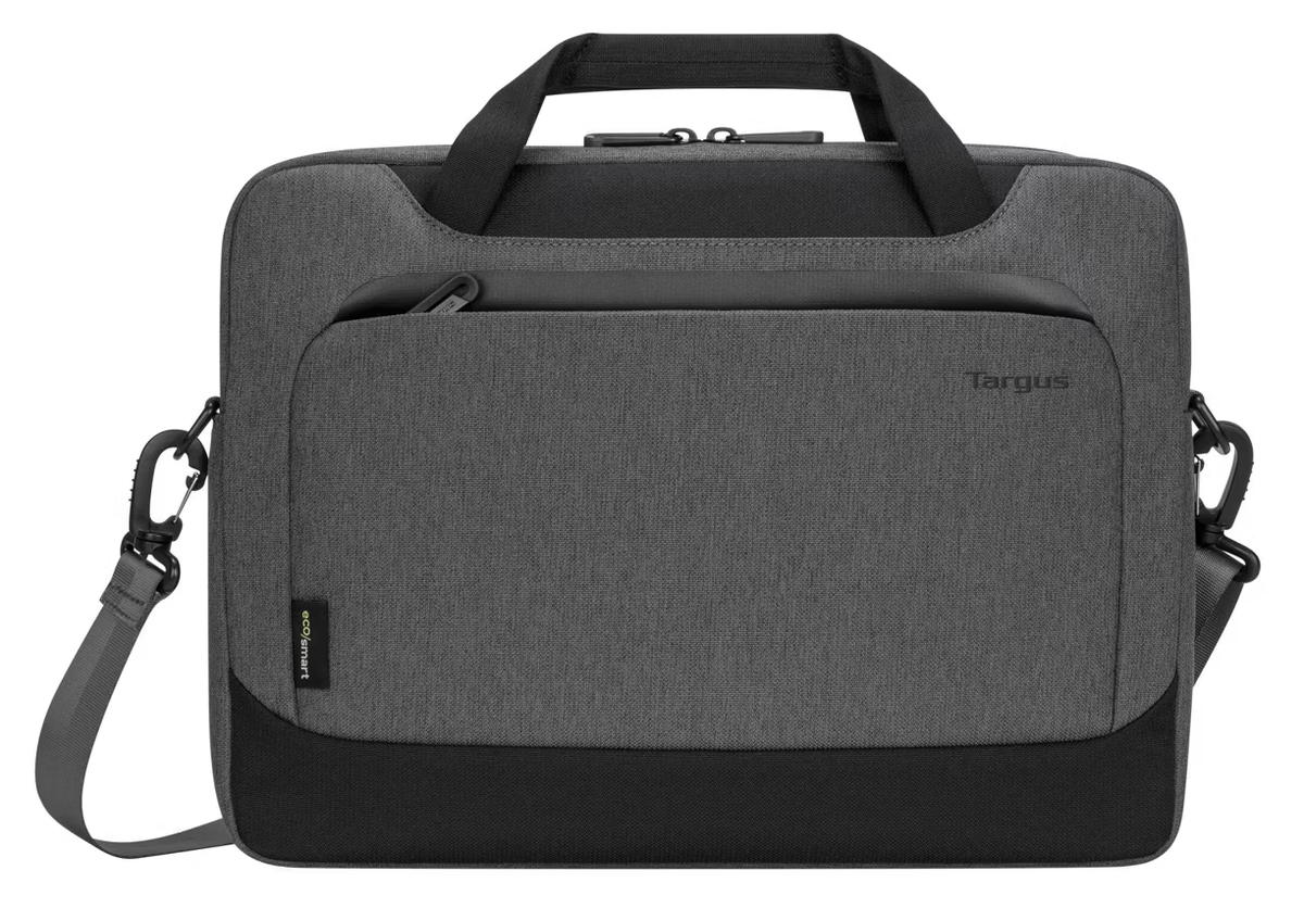 Targus 14" Cypress Slim Briefcase met EcoSmart - Grijs afbeelding 1
