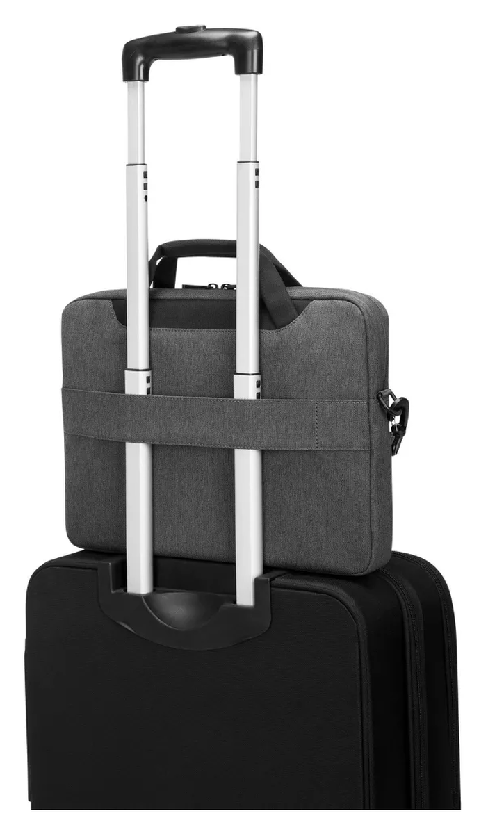 Targus 14" Cypress Slim Briefcase met EcoSmart - Grijs afbeelding 6