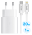 Originele Samsung Power Adapter met 20W Buddi Flex Lightning Kabel 1M Wit