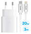 Originele Samsung Power Adapter met 20W Buddi Flex Lightning Kabel 3M Wit