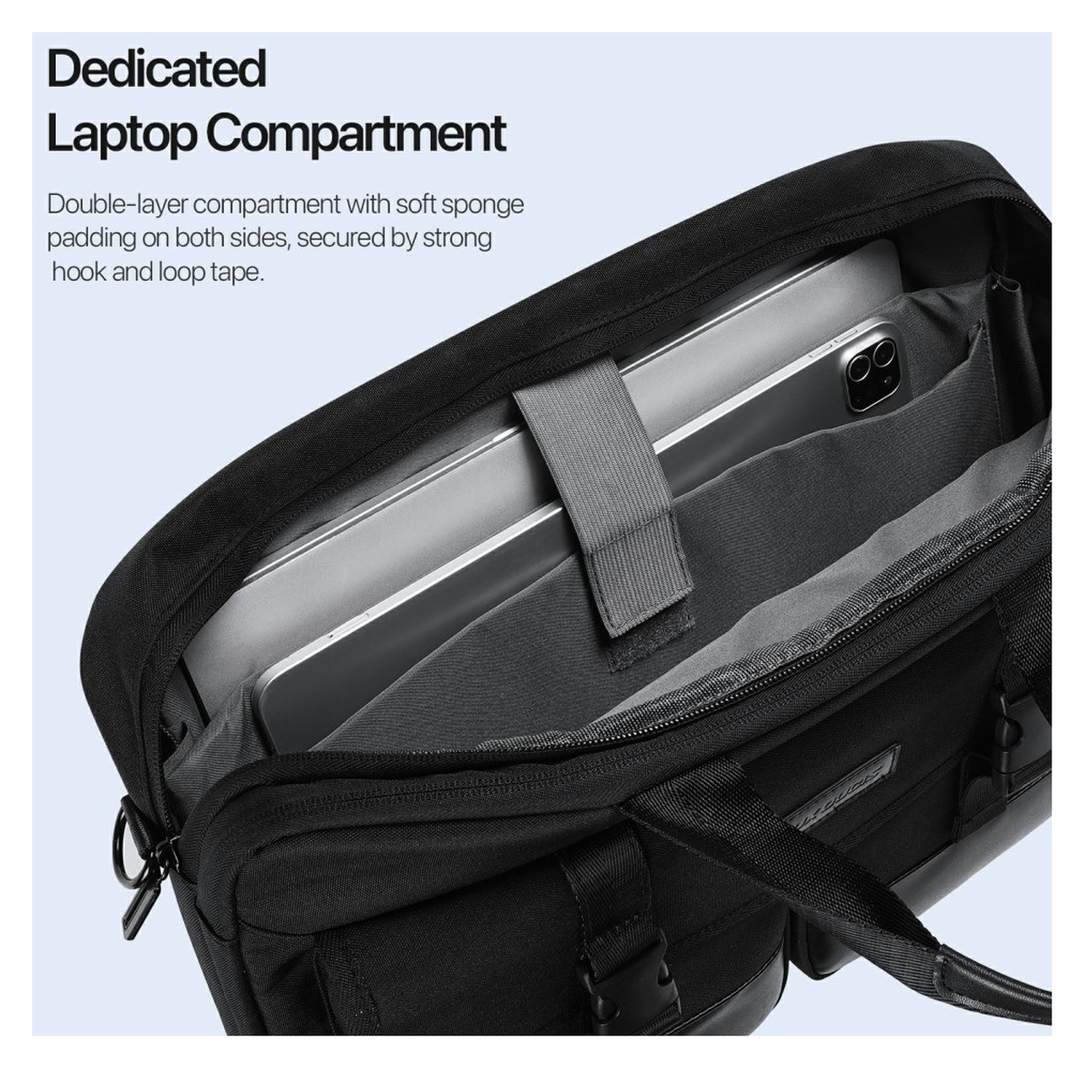 Dux Ducis Edge Laptop Business Schouder Tas 14–15.4 inch Zwart afbeelding 6