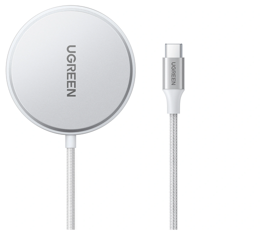 UGREEN Qi2 15W Draadloze Magnetische MagSafe Oplader Wit afbeelding 12
