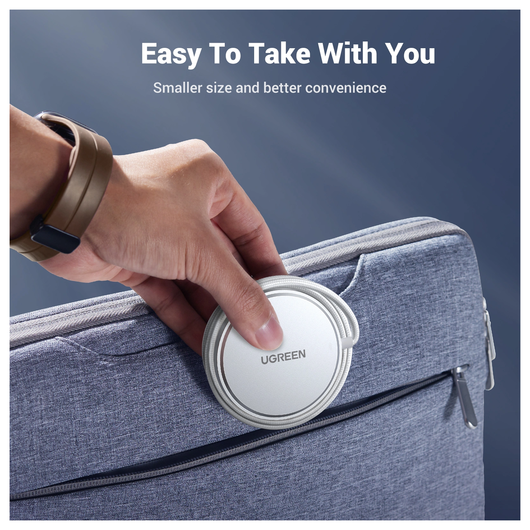 UGREEN Qi2 15W Draadloze Magnetische MagSafe Oplader Wit afbeelding 7