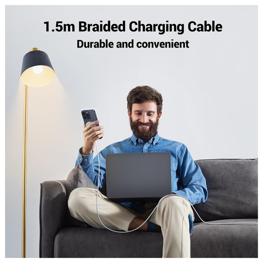 UGREEN Qi2 15W Draadloze Magnetische MagSafe Oplader Wit afbeelding 9