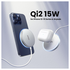 UGREEN Qi2 15W Draadloze Magnetische MagSafe Oplader Wit afbeelding 2