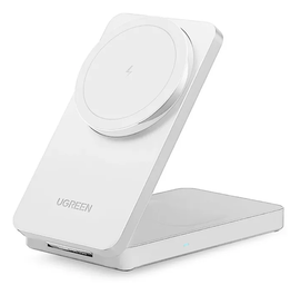 UGREEN 2-in-1 20W Draadloze MagSafe Oplader Smartphone & AirPods Wit afbeelding
