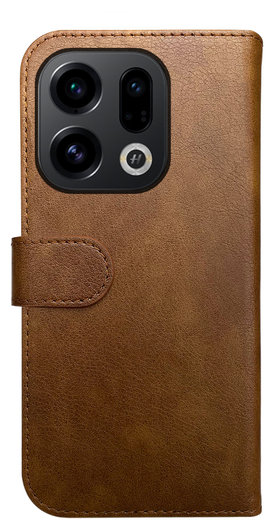 Rosso Element Oppo Find X9 Hoesje Book Case Wallet Bruin afbeelding 2