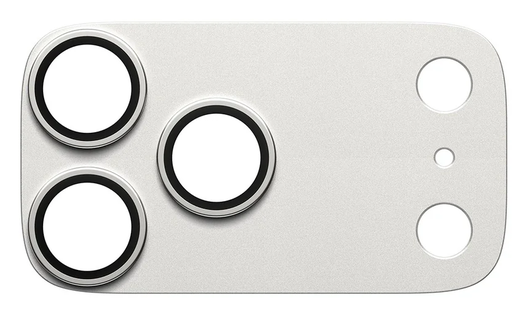 PanzerGlass Fender iPhone 17 Pro Max Camera Lens Protector Tempered Glass Zilver afbeelding 3