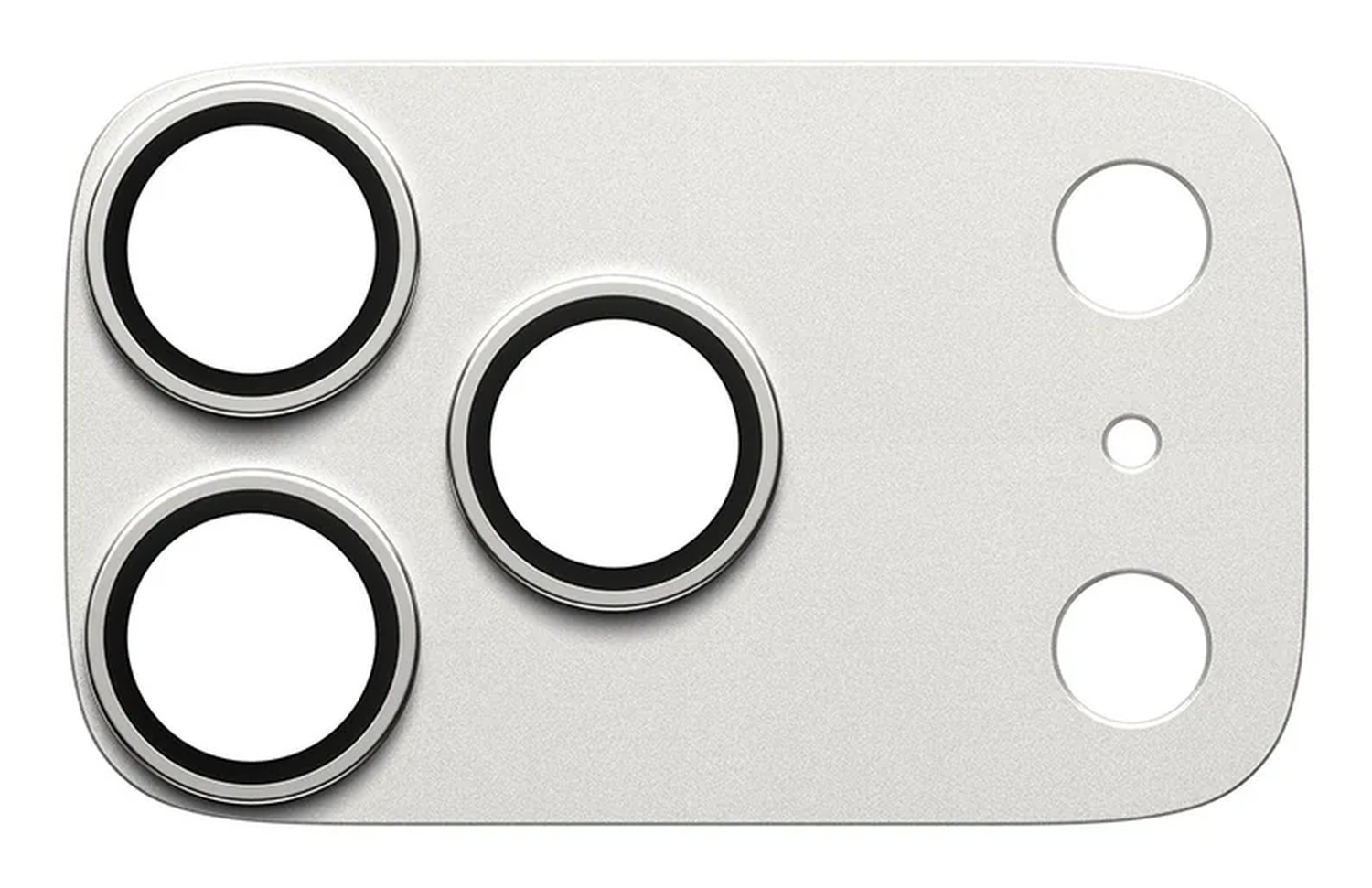 PanzerGlass Fender iPhone 17 Pro Camera Lens Protector Tempered Glass Zilver afbeelding 3