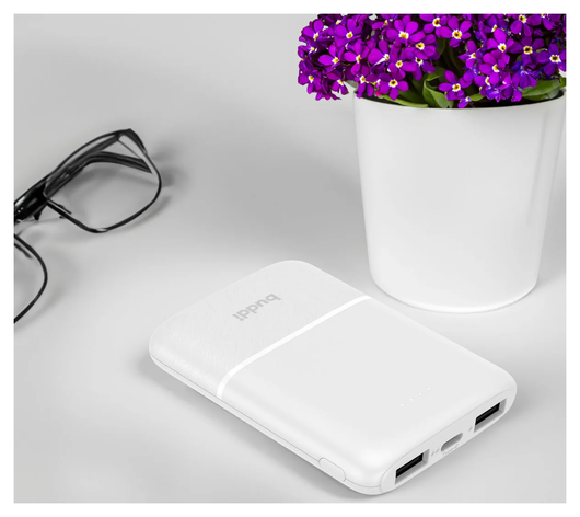 Buddi Go Compacte Powerbank 5.000 mAh met Buddi Flex 30cm USB-C Kabel 60W Wit afbeelding 12