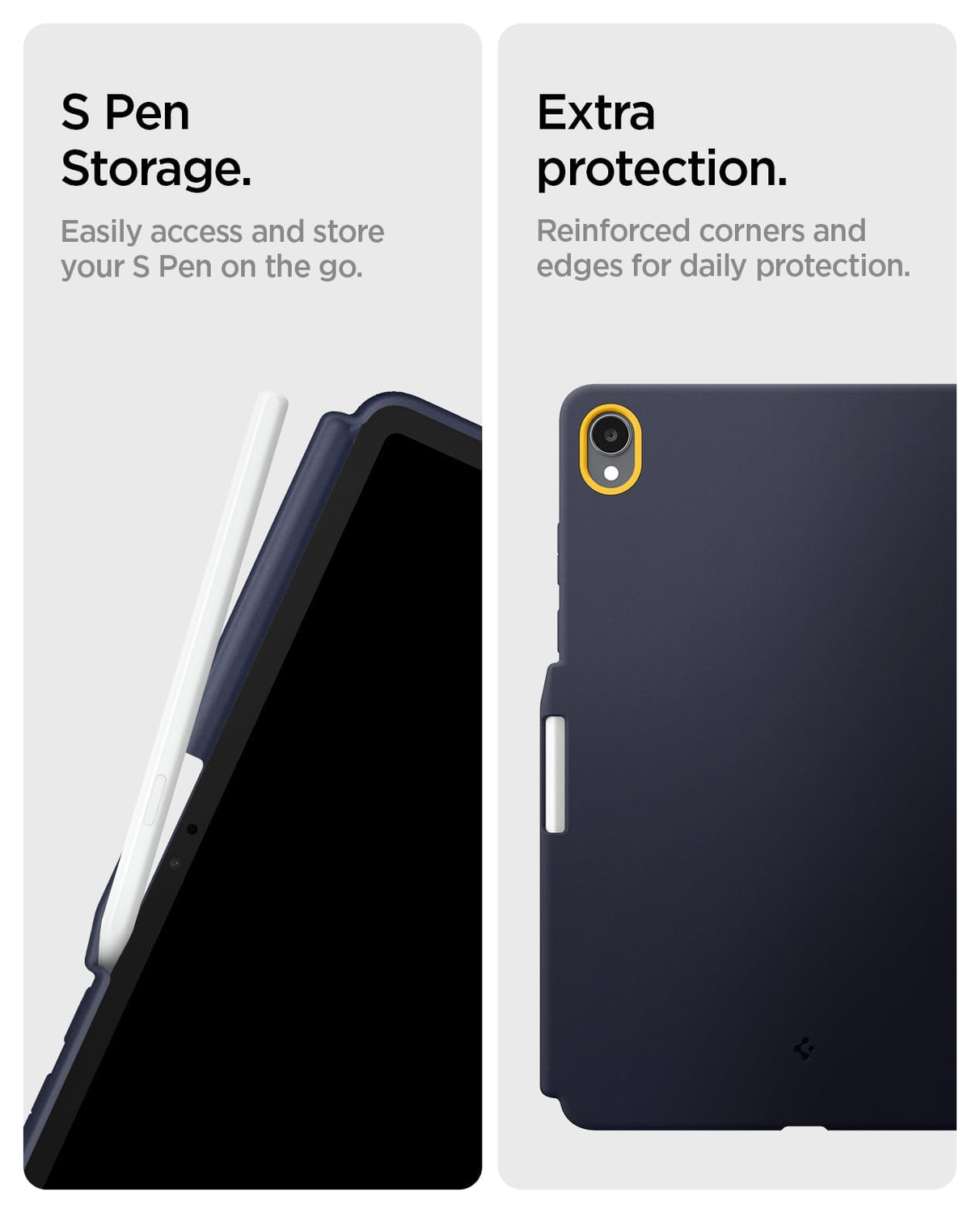 Spigen Nano Pop Samsung Galaxy Tab S11 Hoes Back Cover Blauw afbeelding 5