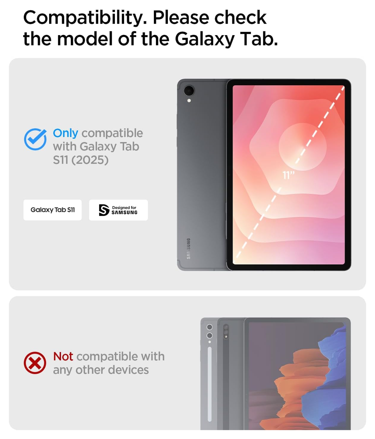 Spigen Nano Pop Samsung Galaxy Tab S11 Hoes Back Cover Blauw afbeelding 6