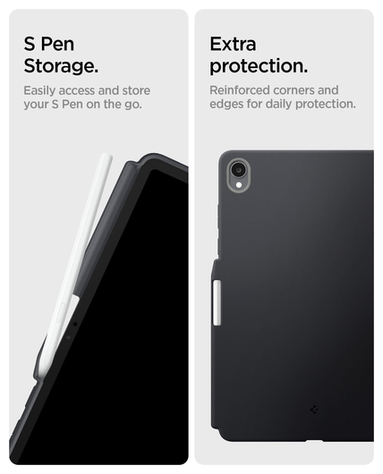 Spigen Nano Pop Samsung Galaxy Tab S11 Hoes Back Cover Zwart afbeelding 5