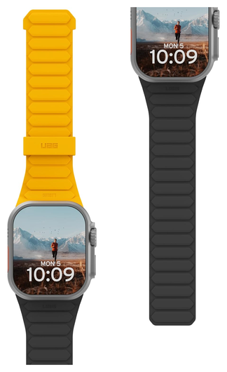 UAG Pathfinder - Apple Watch Band 1-11/SE/Ultra - 49/46/45/44/42MM - Geel/Zwart afbeelding 1