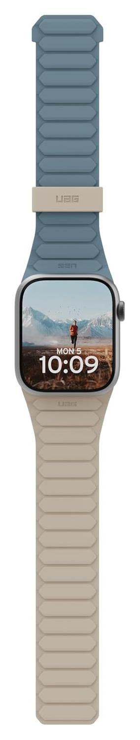 UAG Pathfinder - Apple Watch Bandje - 1-11/SE - 38/40/41/42MM - Blauw/Beige afbeelding 2