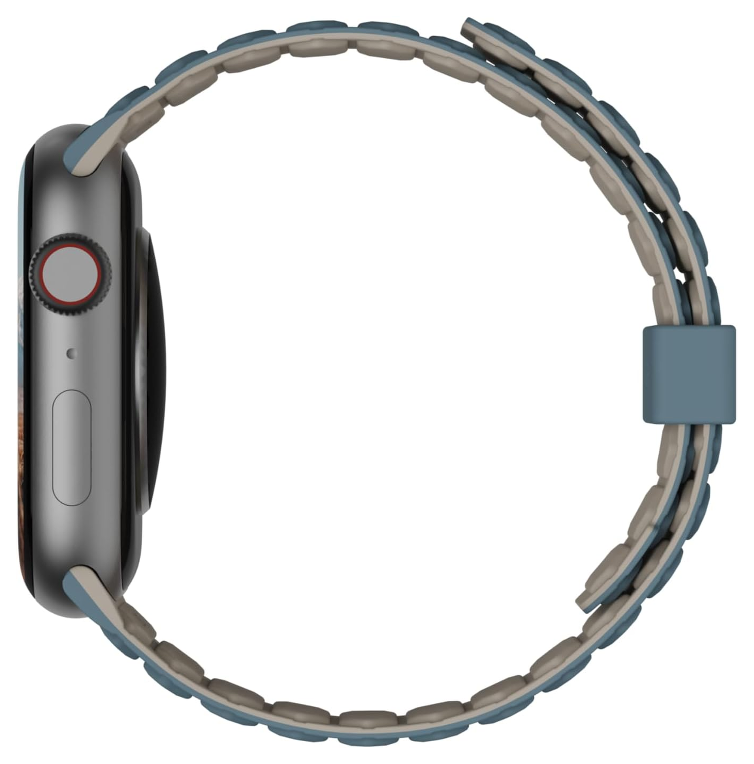 UAG Pathfinder - Apple Watch Bandje - 1-11/SE - 38/40/41/42MM - Blauw/Beige afbeelding 9