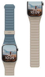 UAG Pathfinder - Apple Watch Bandje - 1-11/SE - 38/40/41/42MM - Blauw/Beige afbeelding