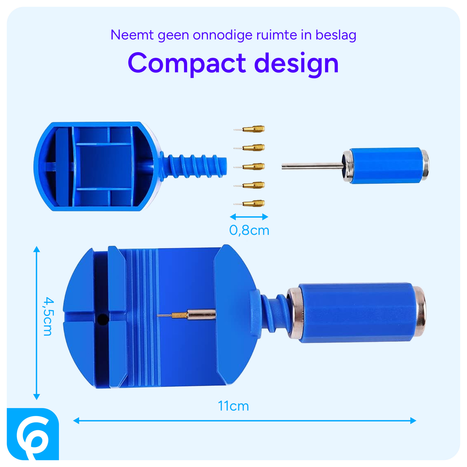SBG Horlogeband Pin Verwijderaar - Horloge Reparatie Kit voor Smartwatch Bandjes afbeelding 5