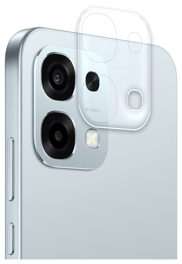 Rosso Oppo A6 Pro Camera Lens Protector Transparant afbeelding 2