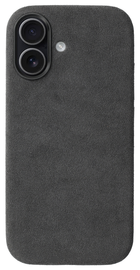 Rosso Avanti Apple iPhone 17 Hoesje Alcantara MagSafe Back Cover Grijs afbeelding