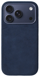 Rosso Avanti Apple iPhone 17 Pro Hoesje Alcantara MagSafe Back Cover Blauw afbeelding