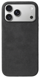 Rosso Avanti iPhone 17 Pro Max Hoesje Alcantara MagSafe Back Cover Grijs afbeelding