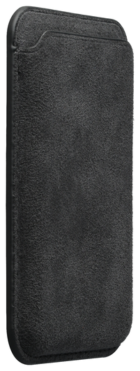 Rosso Avanti Alcantara Wallet MagSafe Kaarthouder / Pasjeshouder Grijs afbeelding 5