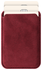 Rosso Avanti Alcantara Wallet MagSafe Kaarthouder / Pasjeshouder Burgundy