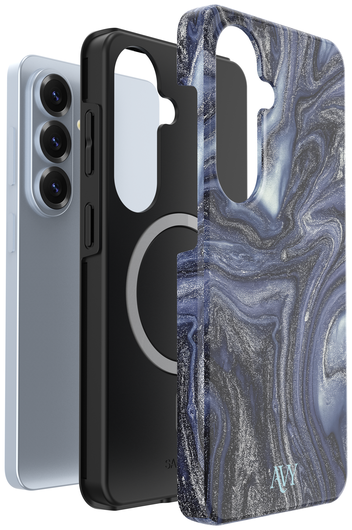 AVY Samsung Galaxy S26 Hoesje MagSafe Back Cover Obscura Blue afbeelding 2