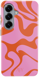 AVY Samsung Galaxy S26 Hoesje MagSafe Back Cover Rosé Twist afbeelding