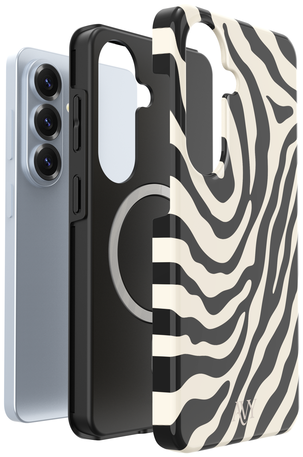 AVY Samsung Galaxy S26 Plus Hoesje MagSafe Back Cover Serengeti Zebra afbeelding 2