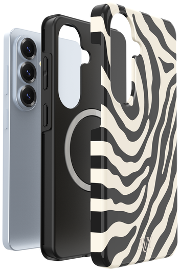 AVY Samsung Galaxy S26 Plus Hoesje MagSafe Back Cover Serengeti Zebra afbeelding 2