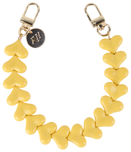 AVY Universele Hartjes Armband Polsband Telefoonkoord (30CM) Cupid Yellow afbeelding 1