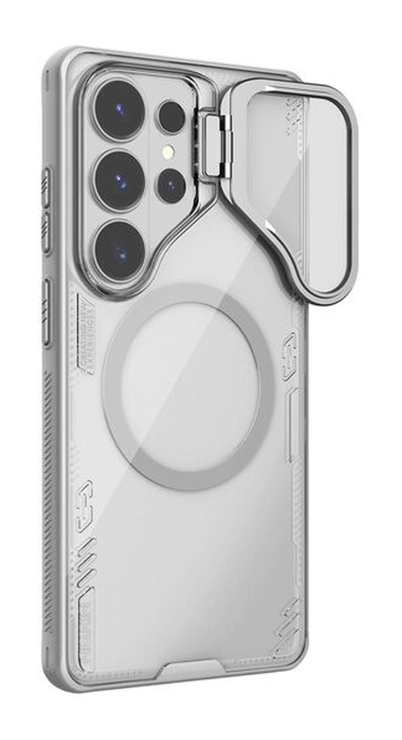 Nillkin IceBlade Prop Samsung S26 Ultra Hoesje MagSafe Back Cover Grijs afbeelding 3