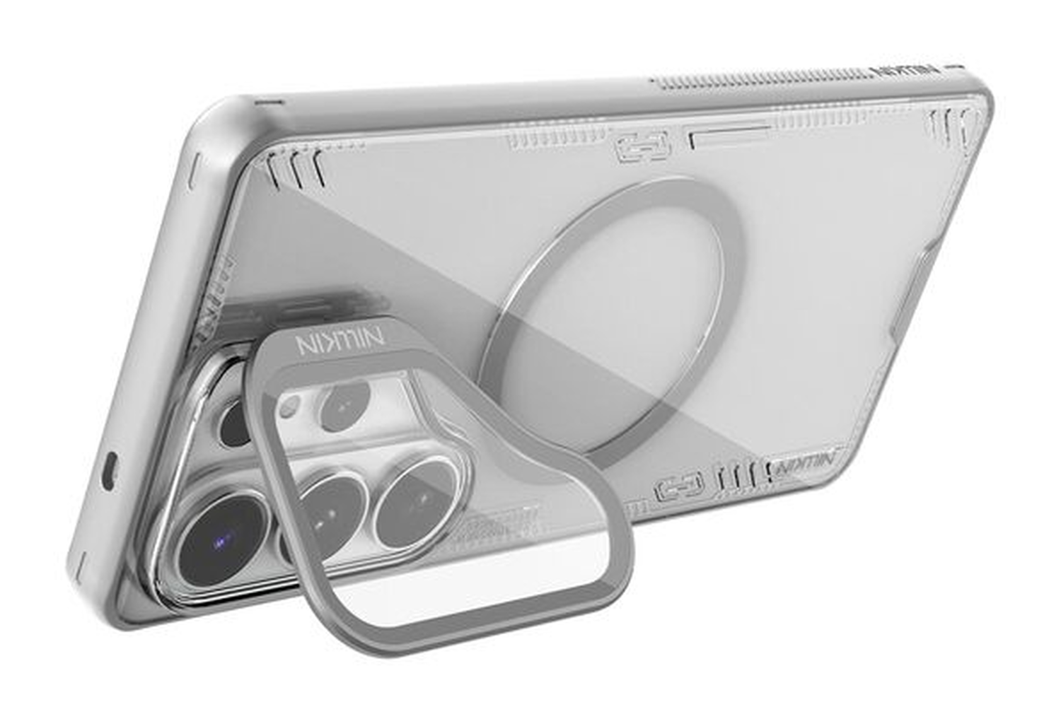 Nillkin IceBlade Prop Samsung S26 Ultra Hoesje MagSafe Back Cover Grijs afbeelding 5